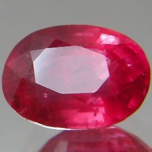 Natural African Ruby Oval Cut