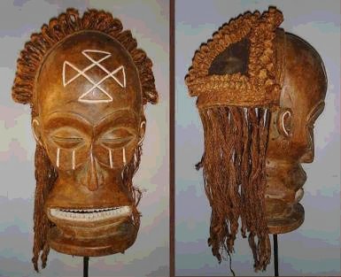 Tchokwe Chihono African Mask