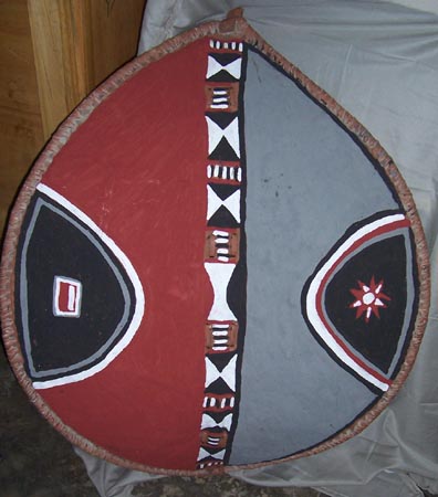 African Maasai War Shield